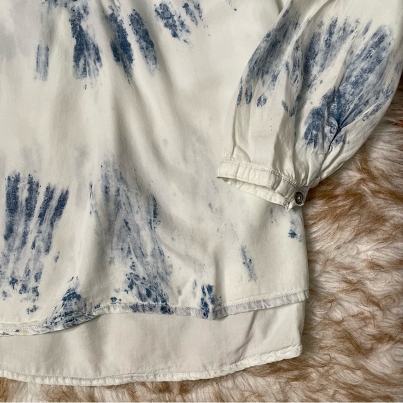 Vintage America tie dye long sleeve peasant blouse - Picture 6 of 6